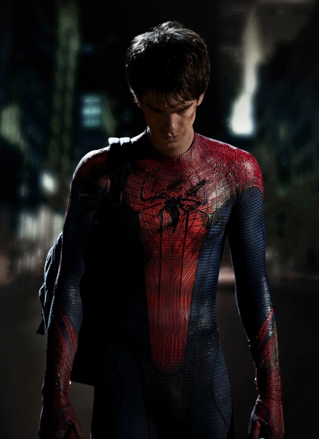 First Look] Andrew Garfield as Spider-Man Mask)