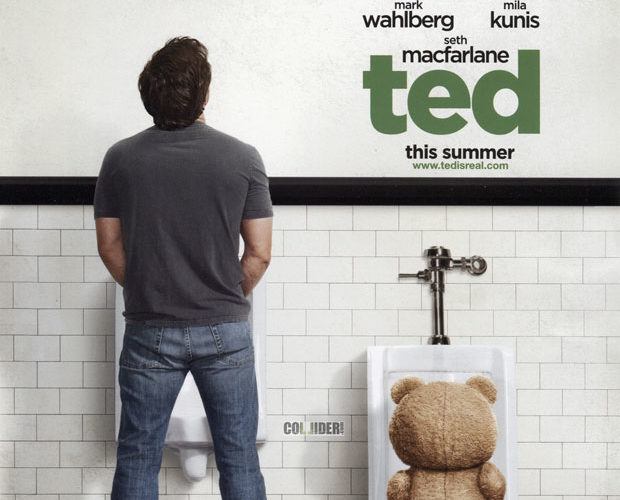 Ted Teddy Bear Toilet Poster