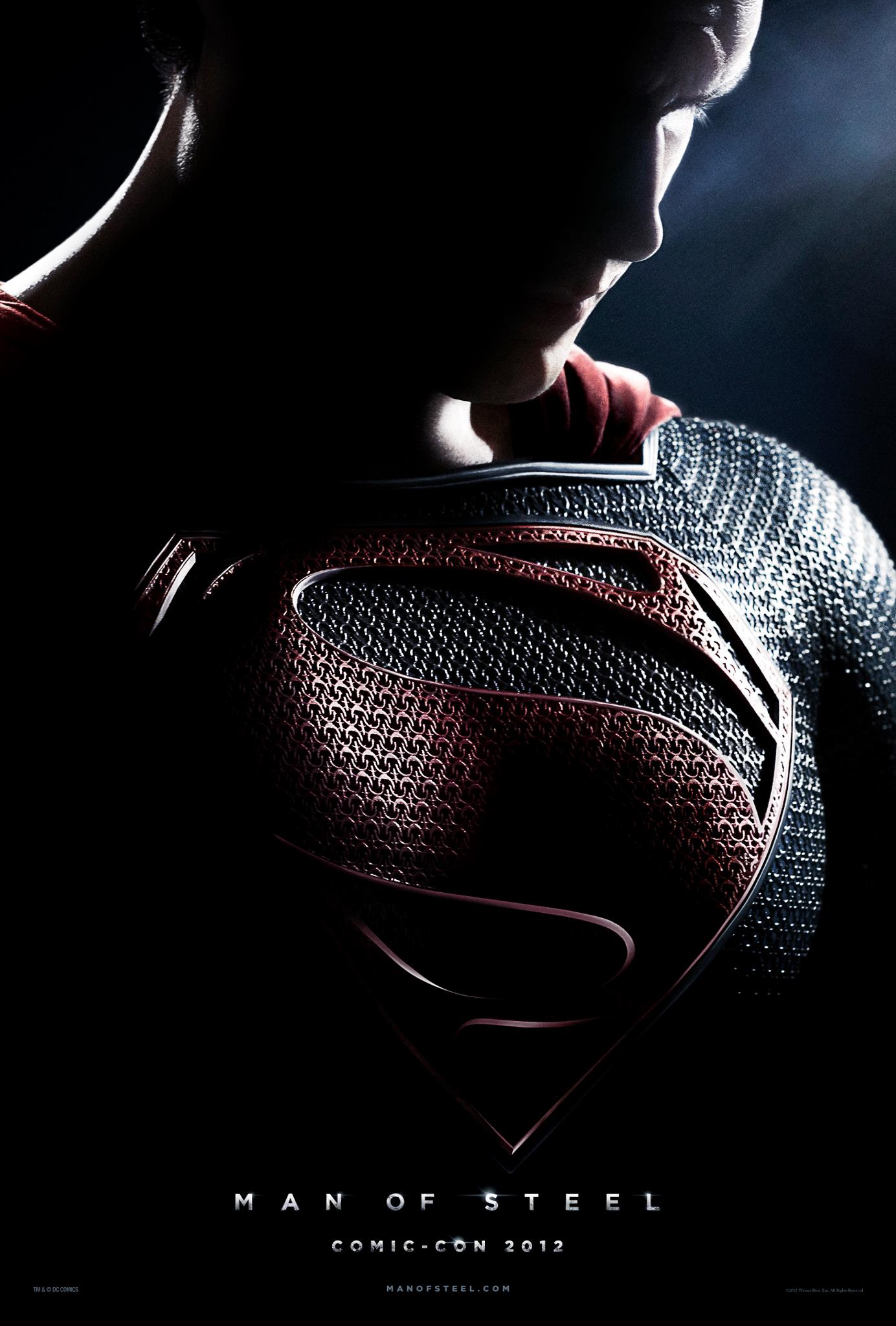 First Teaser Poster For Zack Snyder's 'Man of Steel' Featuring Henry Cavill1384 x 2048