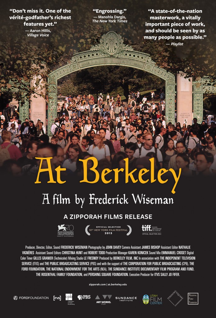Trailer and Poster For Frederick Wiseman's Latest Documentary 'At Berkeley'
