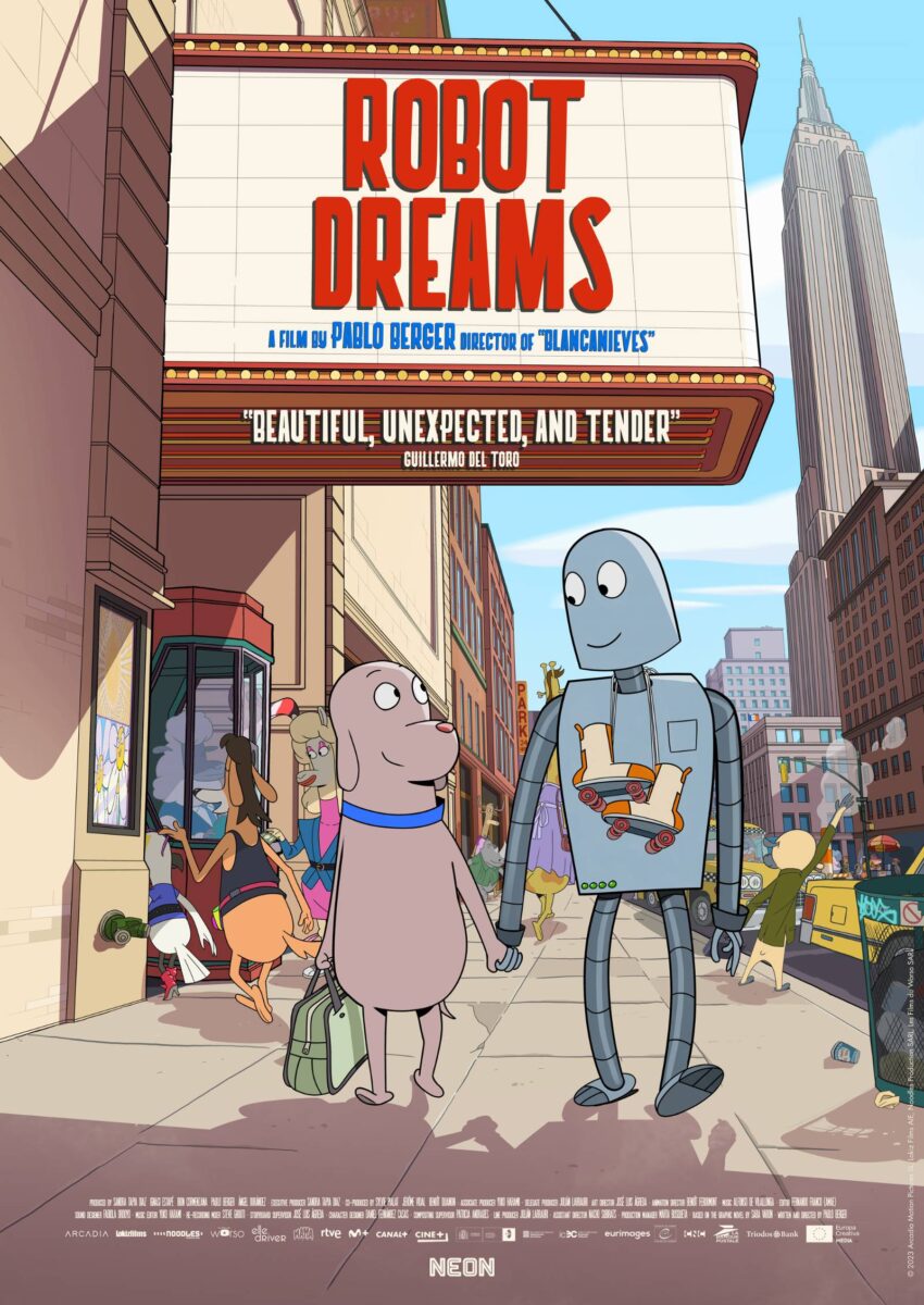 Robot Dreams Trailer: An Unlikely Friendship Forms in Pablo Berger’s Oscar-Nominated Animation